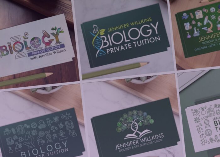 Biology Tutor Business Cards – Inspired by Nature and Knowledge