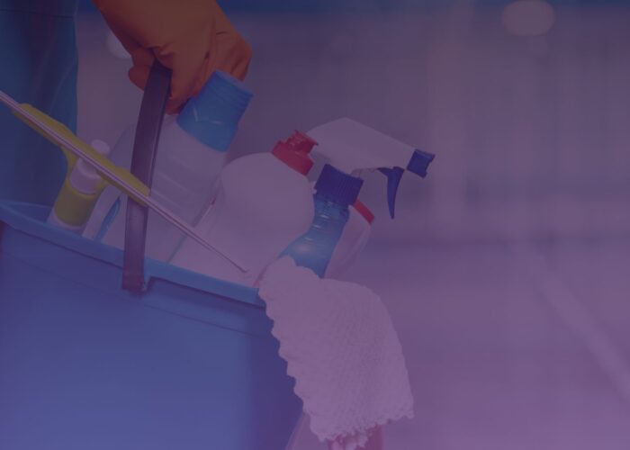 Watercolor Cleaning Service Business Cards