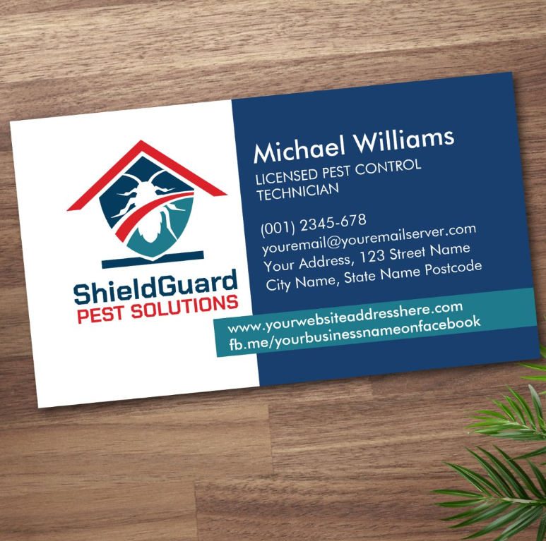 Pest Control Services - Exterminator Business Card