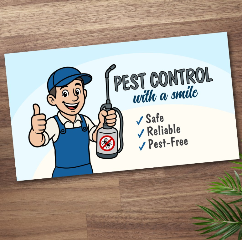 Pest Control Services - Exterminator Business Card