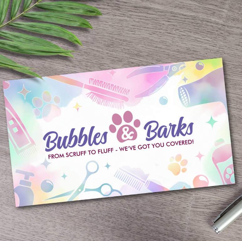 Pet Grooming Services Business Card