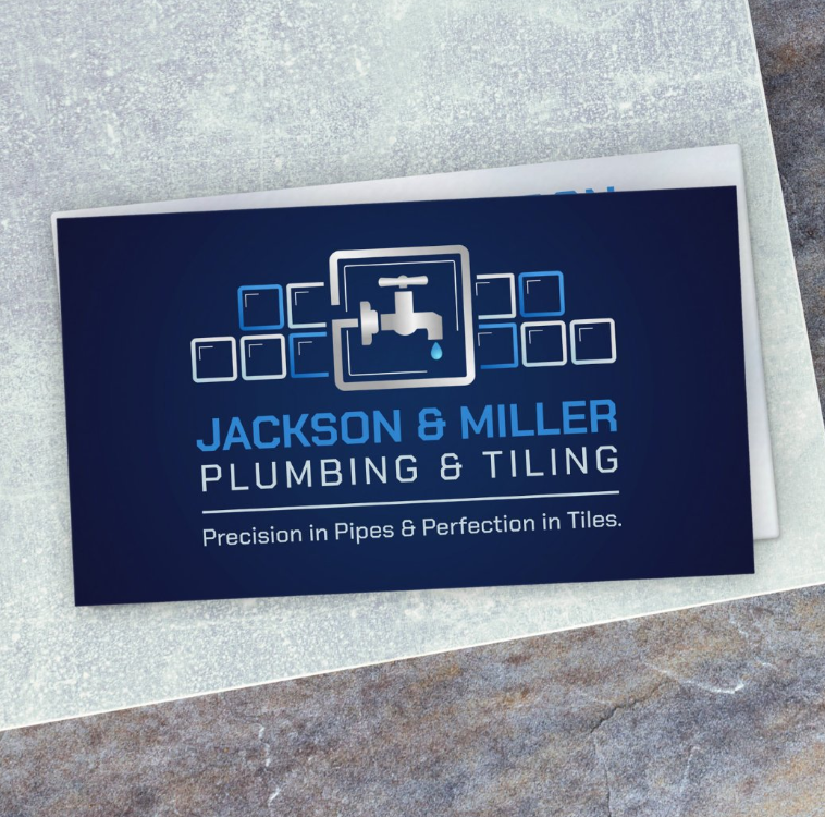 Plumbing and Tiling Services Business Card