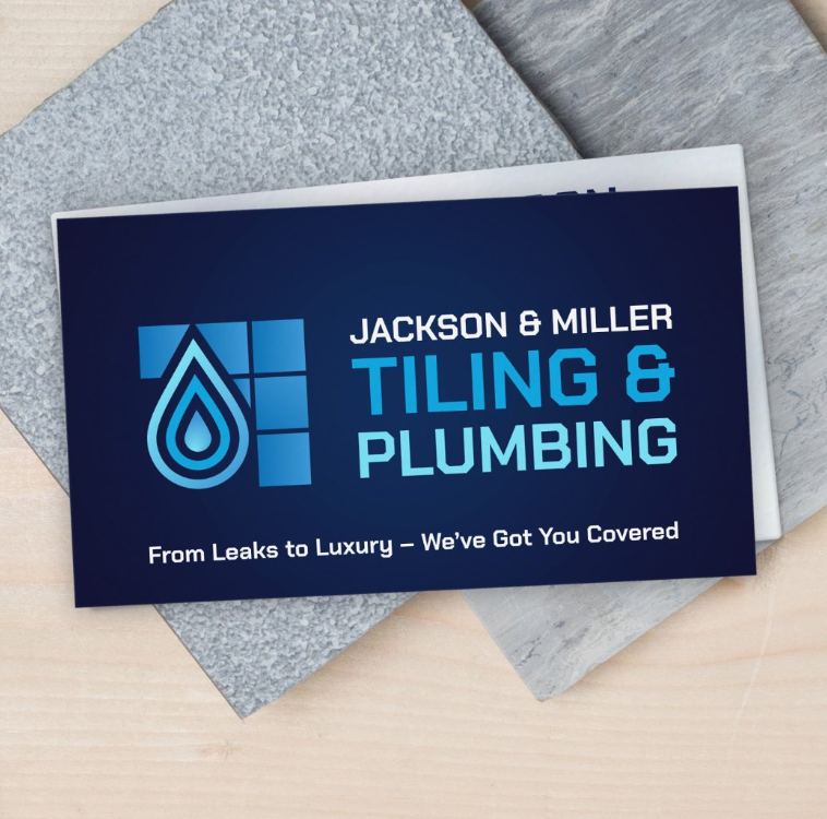 Plumbing and Tiling Services Business Card