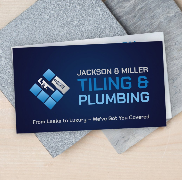 Plumbing and Tiling Services Business Card