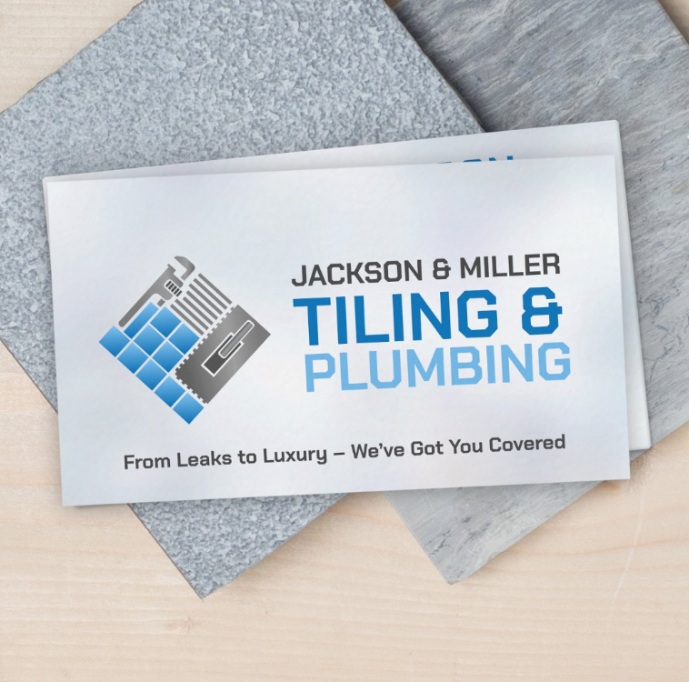 Plumbing and Tiling Services Business Card
