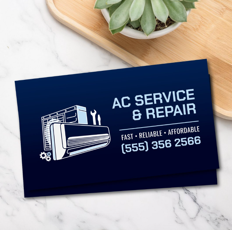 Air Conditioning – Repair - Service - Installation - Business Card