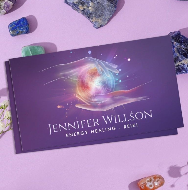 Healing Hands- Energy Healing - Reiki Business Card
