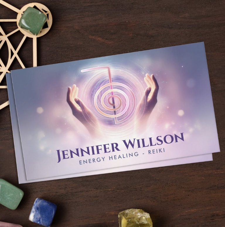 Energy Healing - Reiki Cho Ku Rei Power Symbol Business Card