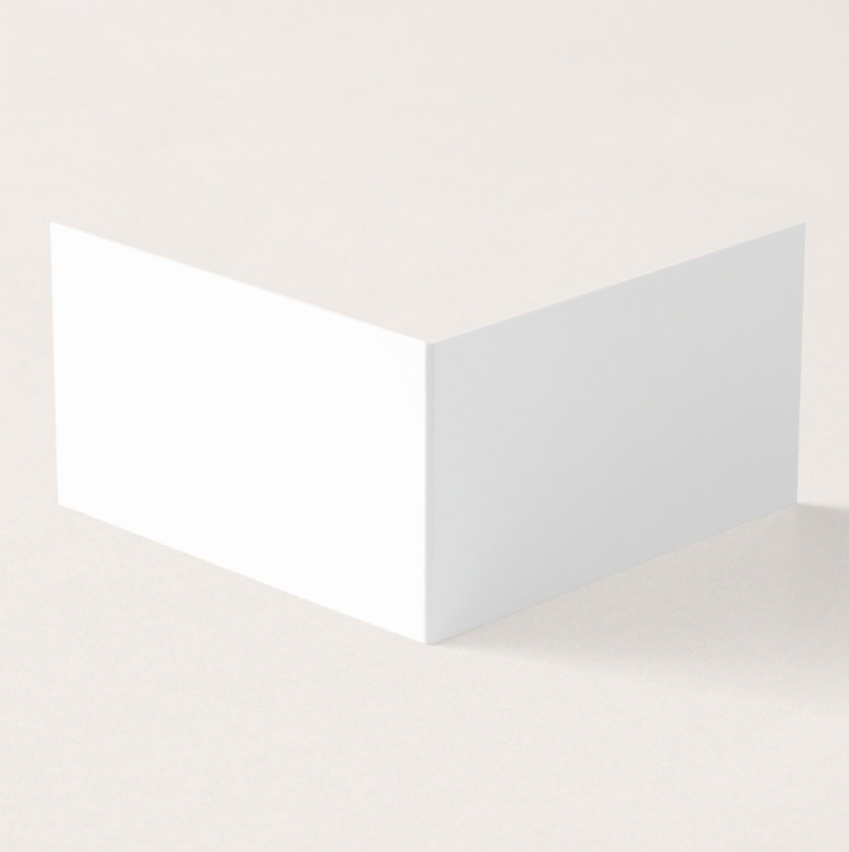 Folded Horizontal Book Business Card