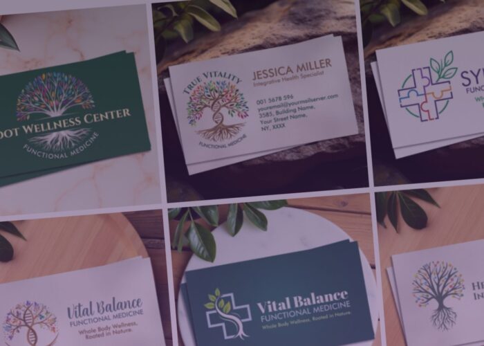 Functional Medicine Business Cards with Tree of Life Designs