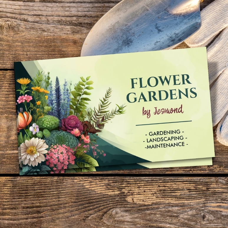 Artistic Gardening Services Card