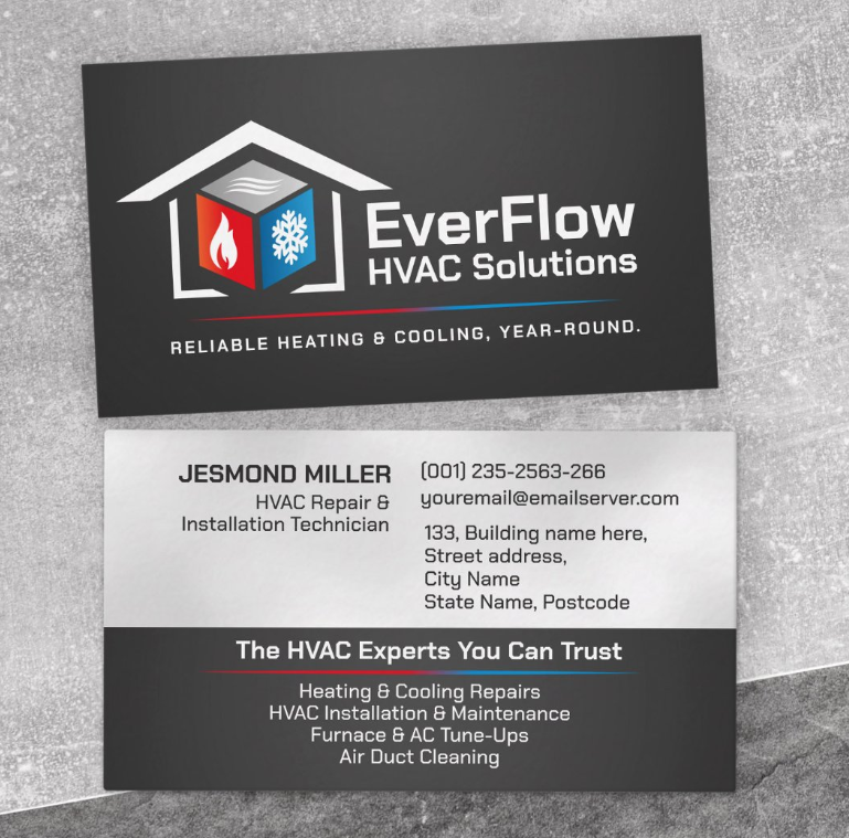 HVAC Services Services Business Card