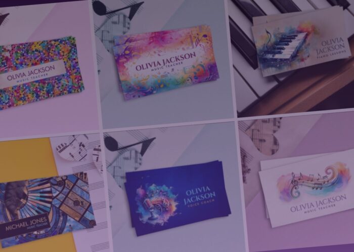 Business Cards for Music Tutors & Vocal Coaches