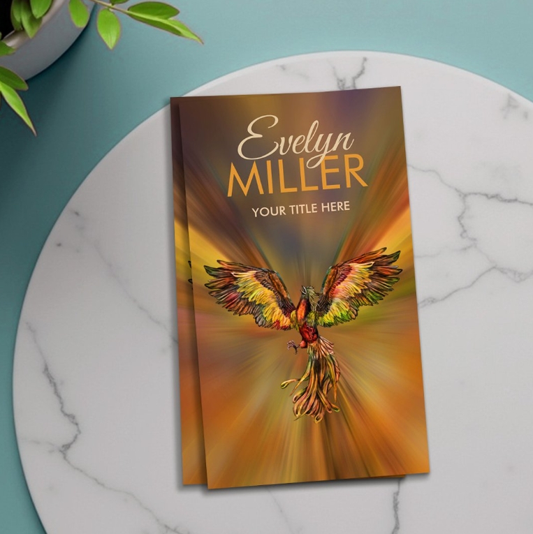 Mythical Fire Rising Phoenix Bird Business Card