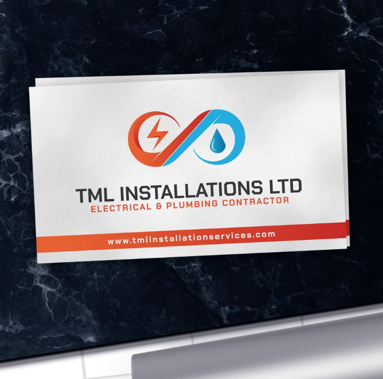 Plumbing and Electrical services Business Card