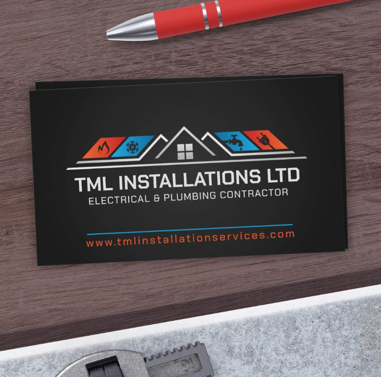 Plumbing and Electrical services Business Card