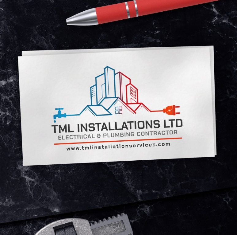 Plumbing and Electrical services Business Card