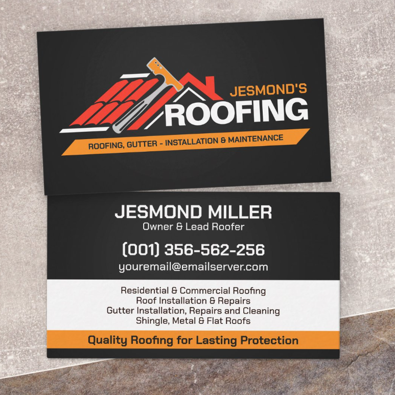 Roofing Services Business Card