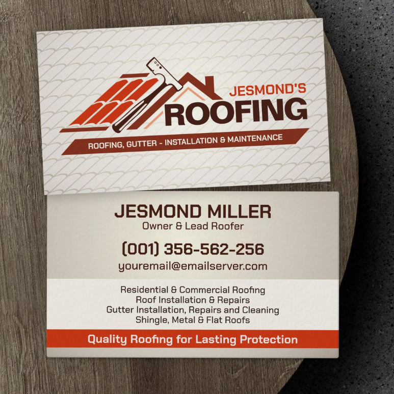 Roofing Services Business Card