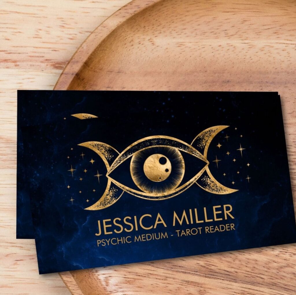 Golden Eye - Triple Moon Business Card