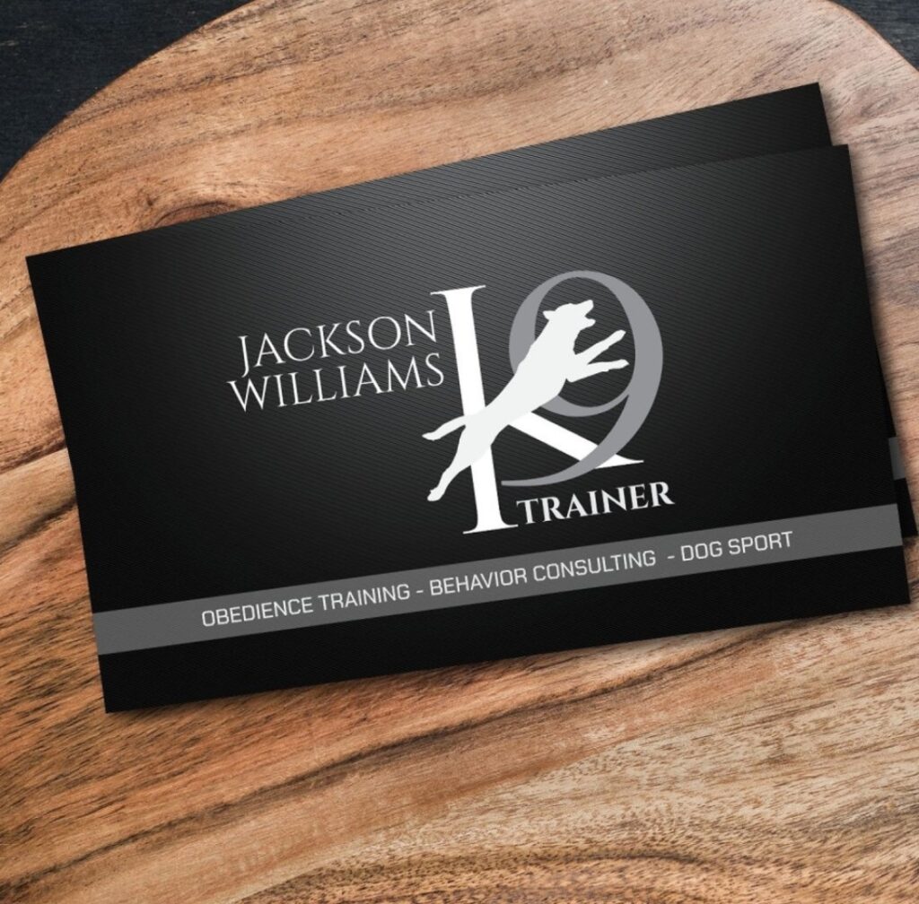 K9 Training Dog Trainer - Canine Behaviourist Business Card