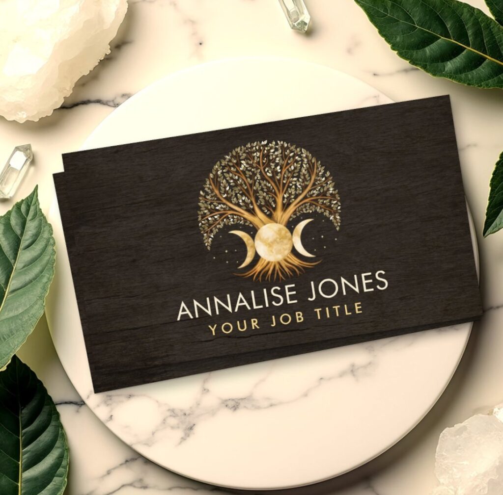 Tree of life - Triple Moon Business Card