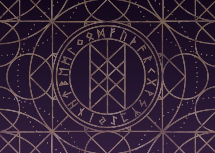 Web of Wyrd Business Cards – The Matrix of Fate in Design