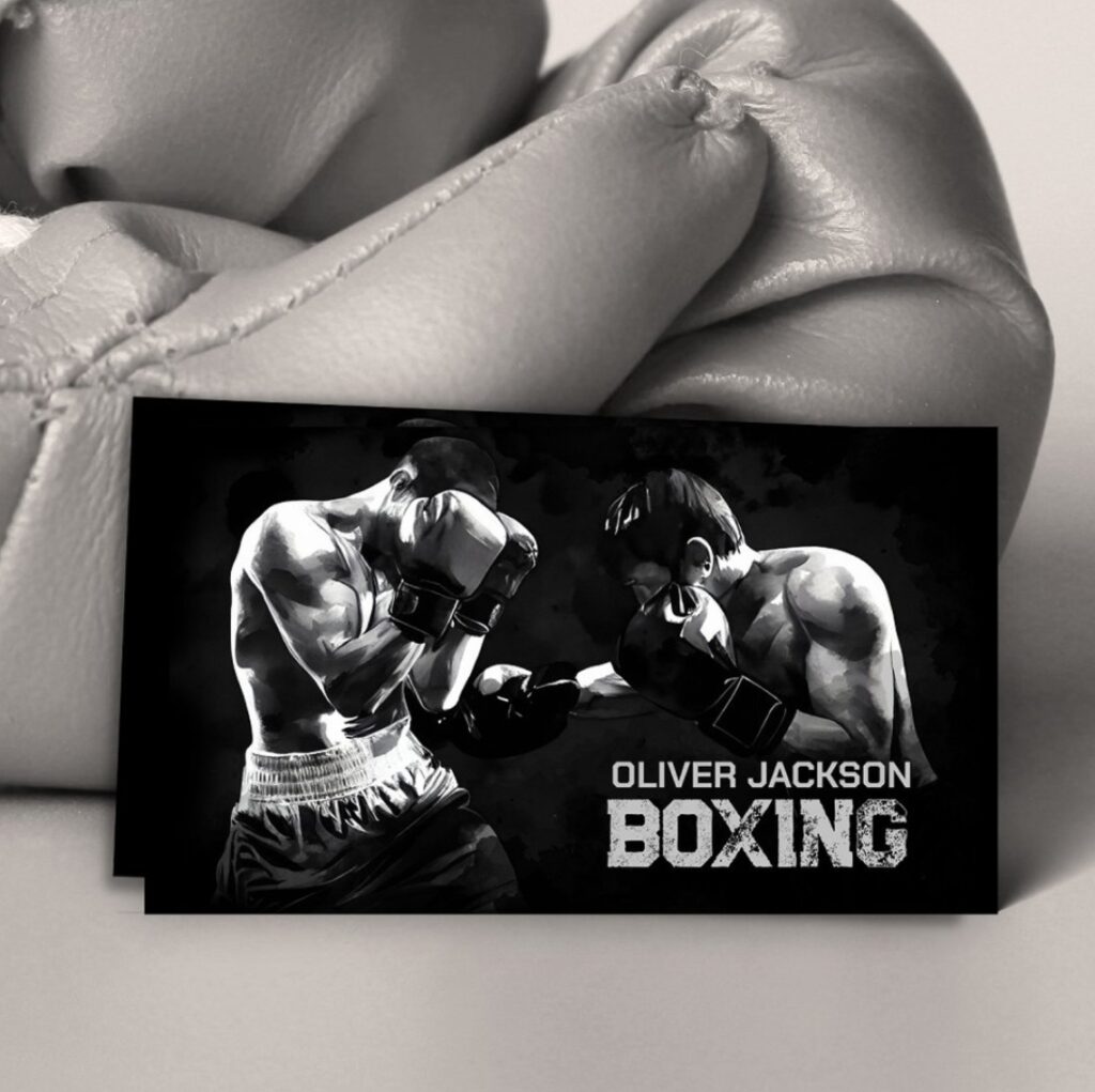 Boxing Coach Business Card