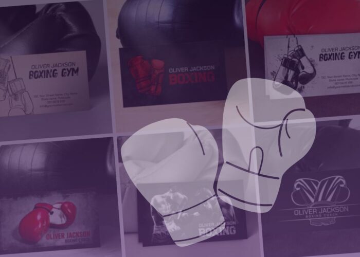 Boxing Coach Business Cards
