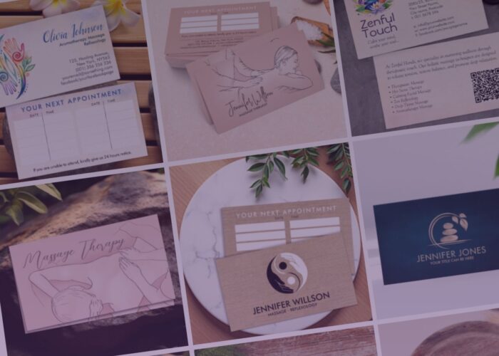 Massage Therapist Business Cards – Wellness & Healing Designs