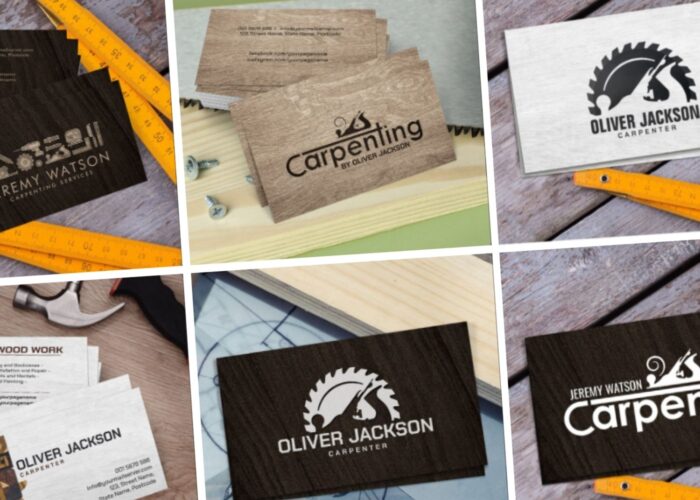 Carpenter Business Cards: Built with Heart and Heritage