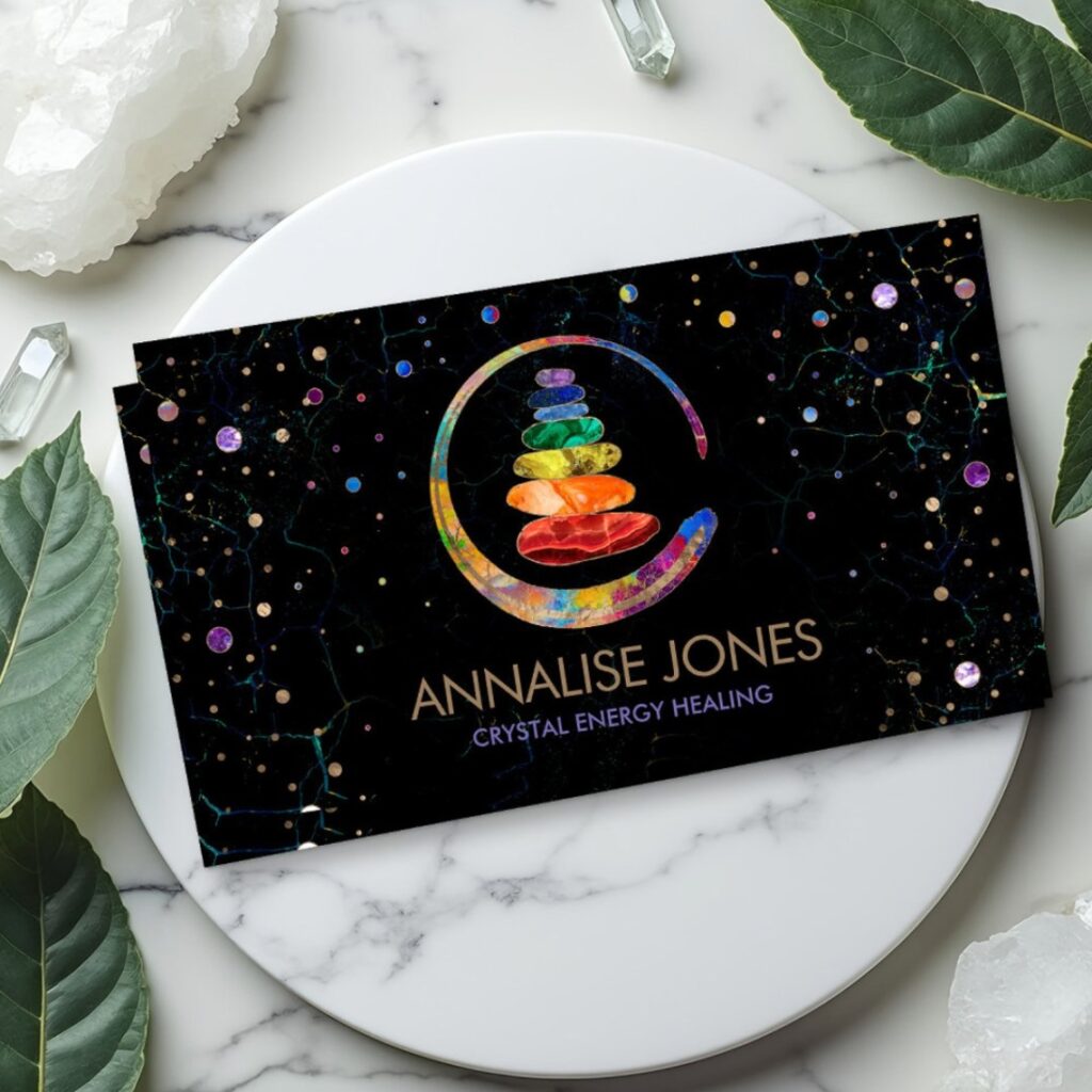 Crystal Energy Healing – Zen Stones & Cosmic Enso Business Card