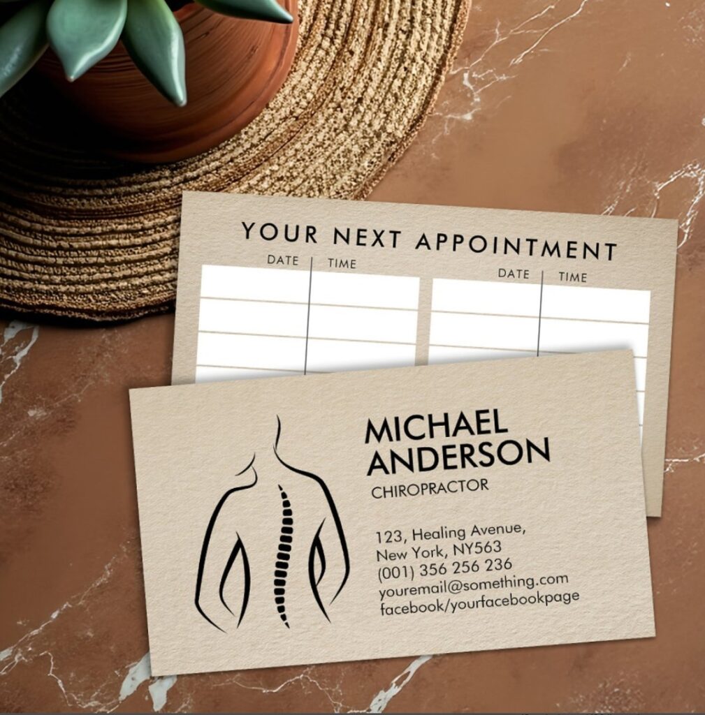 Spine Health Chiropractic Business Card