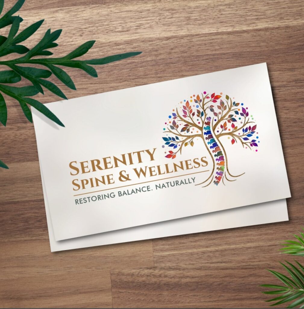 Spine Health Tree Chiropractic Appointment Business Card