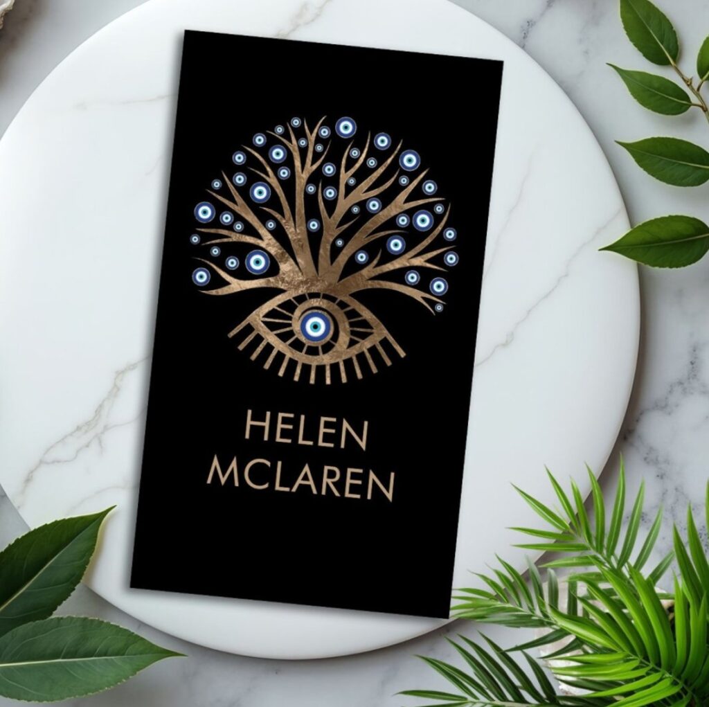 Greek Eye Tree - Mati Mataki Business Card