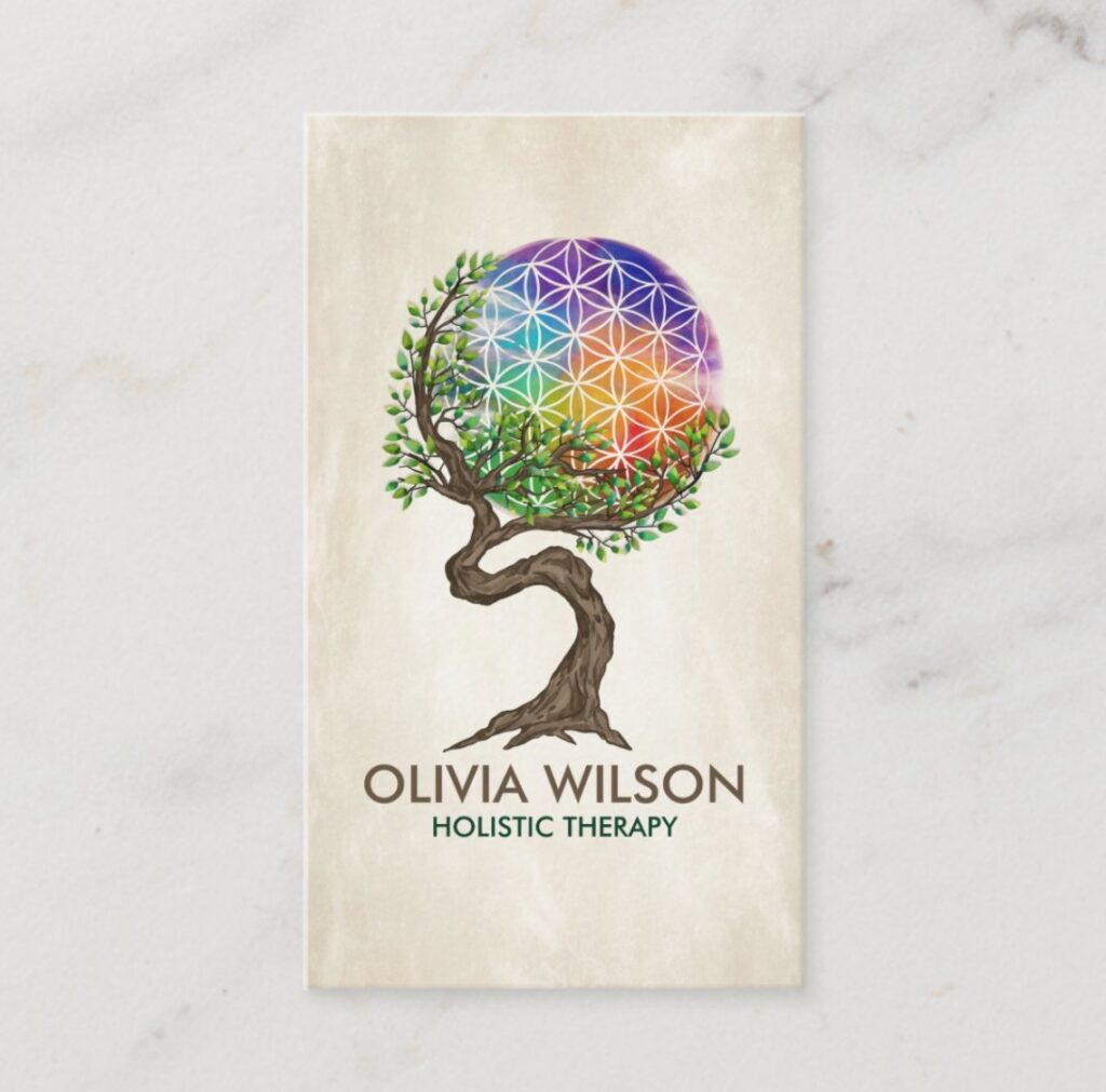 Flower of Life - Tree of life Business Card