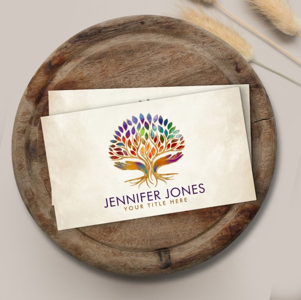Helping Hands Tree Business Cards