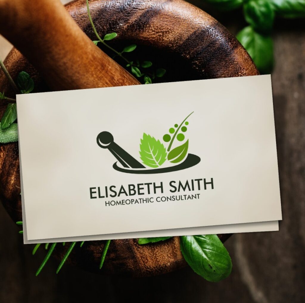 Homeopathy - Herbal Medicine Business Card