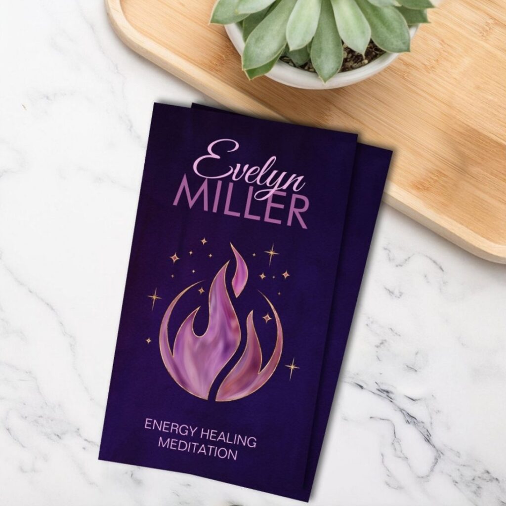 Violet Flame Amethyst Business Card