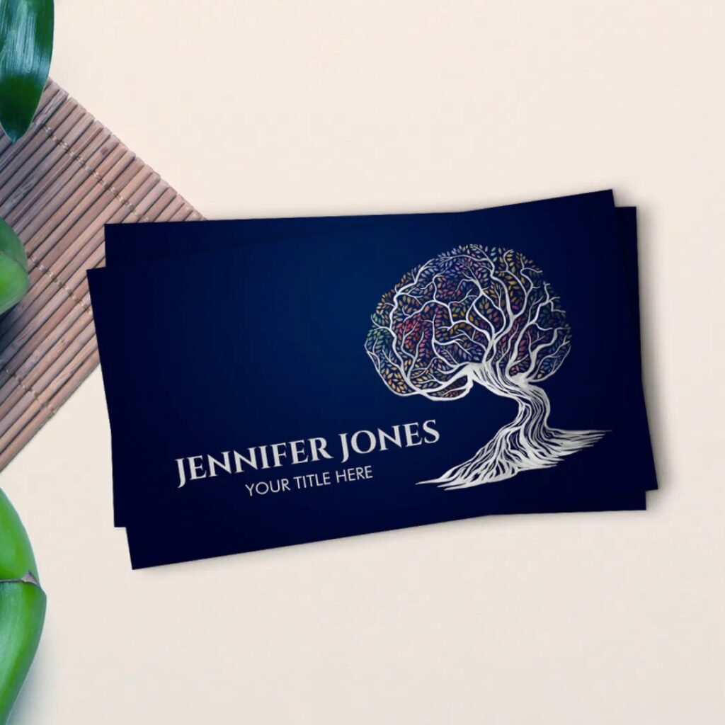 Brain tree with bold colorful foliage design