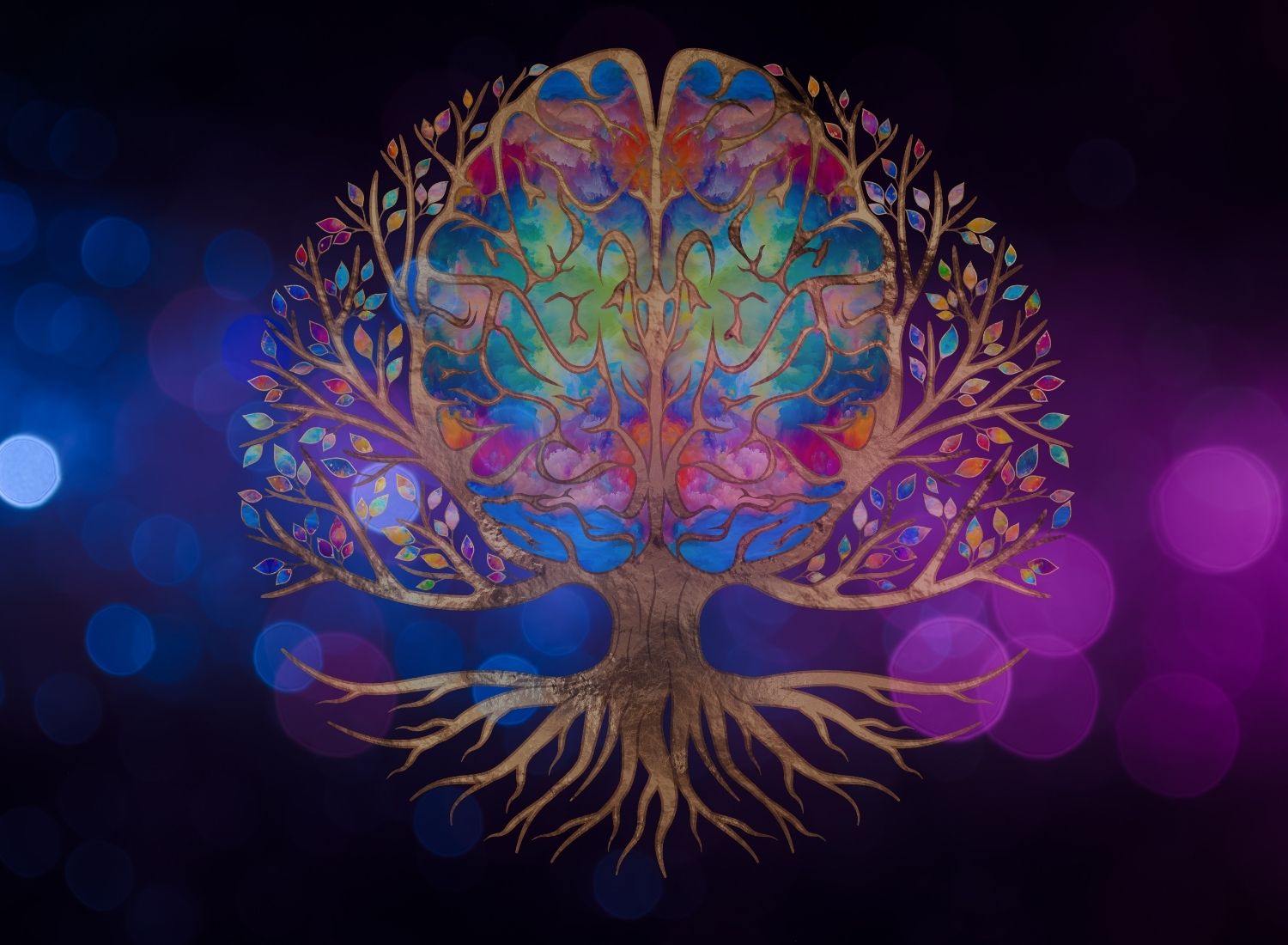 Brain Tree Business Cards – Symbolic Designs for Mental Health and Wellness
